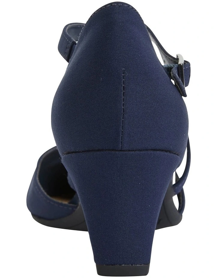 Best Sale ๐ Easy Steps Adison Navy Fabric Heeled ๐ Shoes ๐ - Image 6