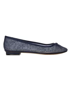 Best deal ⭐ Alan Pinkus A.P.Too Twinkle Navy Silk Pump 💯