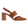 Hot Sale 👏 Sandler Kitson Cognac Glove Heeled 👟 Shoes 🔔