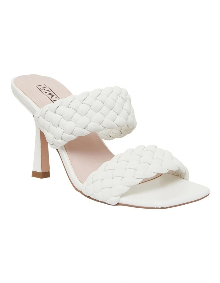 Deals β¨ Pink Inc Jacinta White Weave Glove π©΄ Sandals π - Image 2