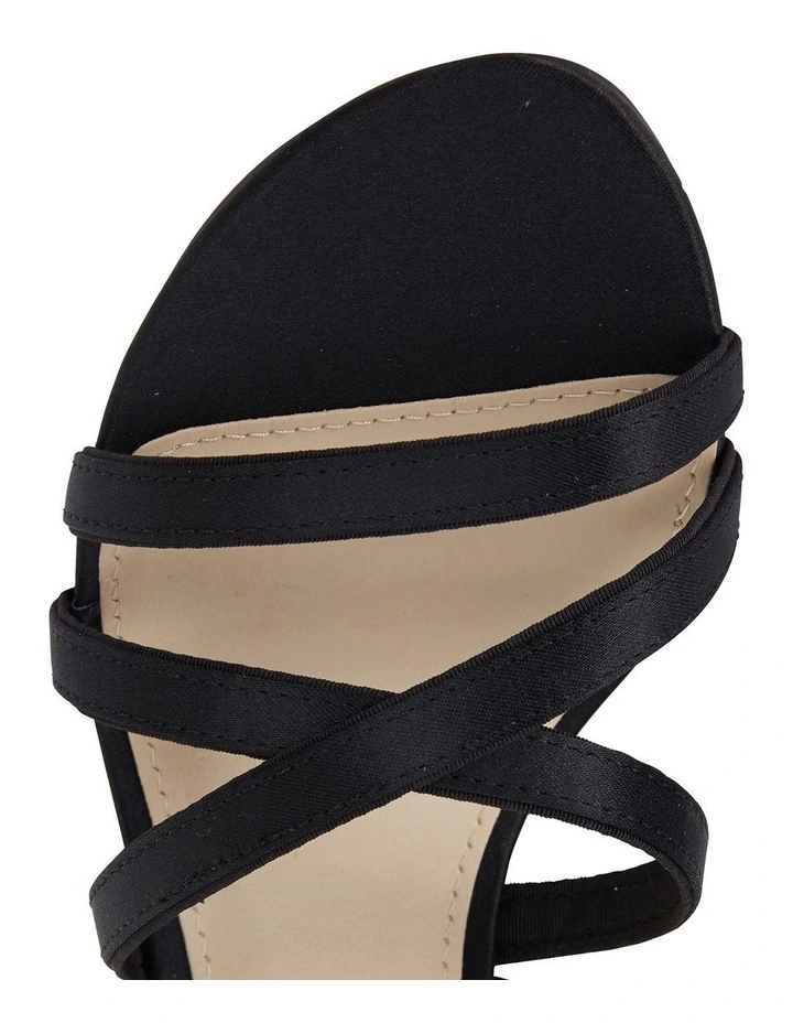 Best deal β€οΈ NINA Genaya Noir Satin π©΄ Sandal β€οΈ - Image 7