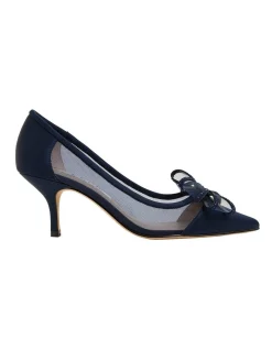 Wholesale ⭐ NINA Brite New Navy Satin Heeled 👟 Shoes 🛒